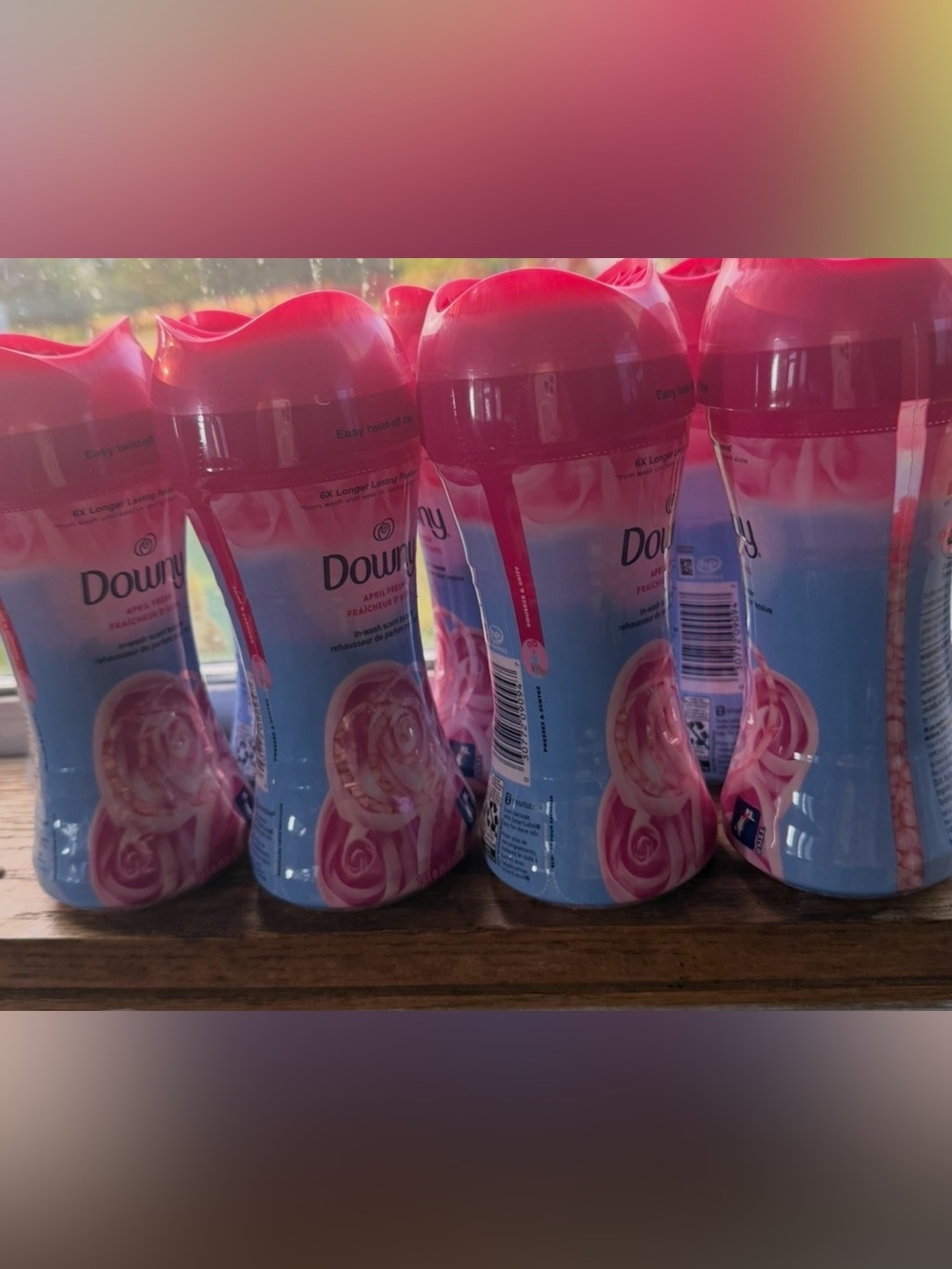 Downy scent beads - 8 jars of 5 oz each
